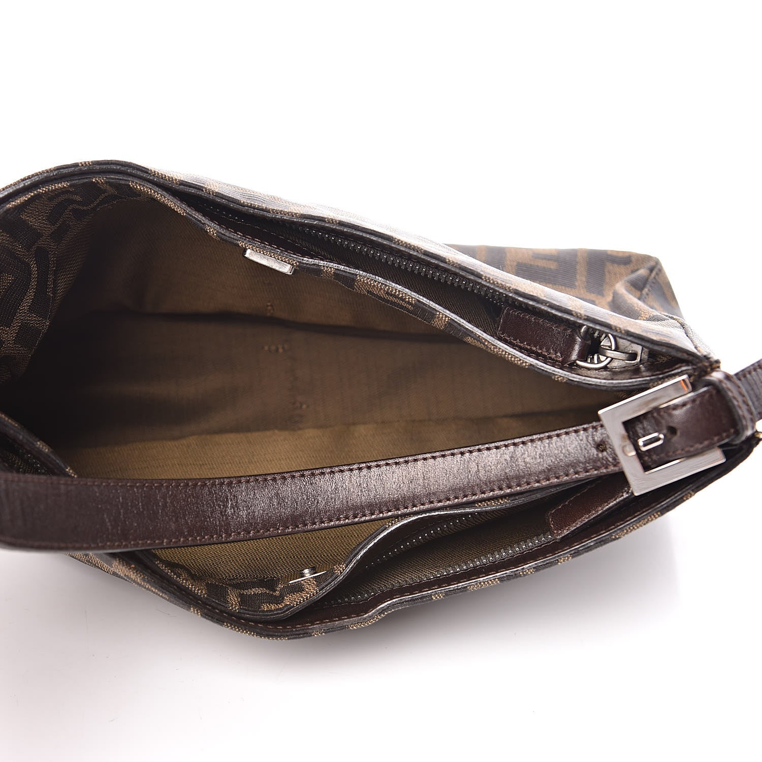 Fendi Zucca Pochette Tobacco 6 of 12
