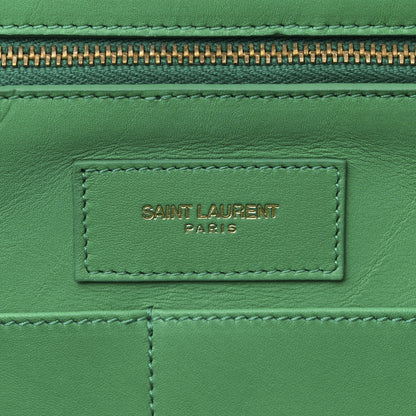 Saint Laurent Calfskin Medium Classic Y Cabas Green 6 of 13
