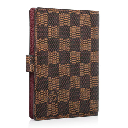 Louis Vuitton Damier Ebene Valise Small Ring Agenda Cover 3 of 7