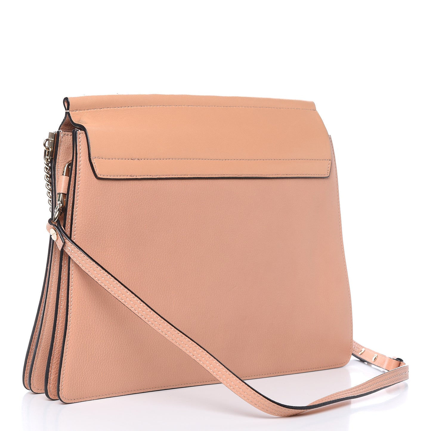 Calfskin Lambskin Medium Faye Shoulder Bag Rose Quartz