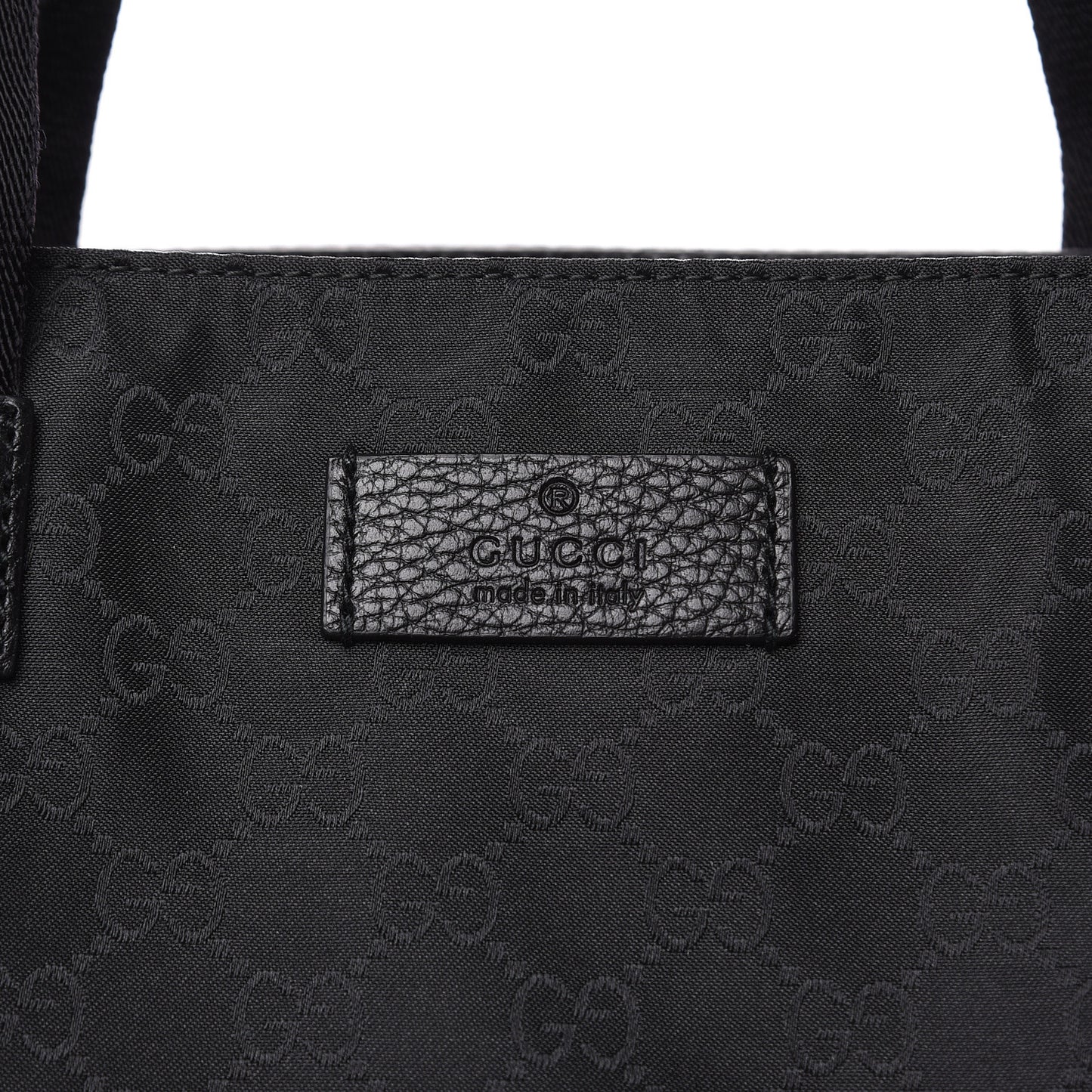 Nylon Monogram Vertical Tote Black