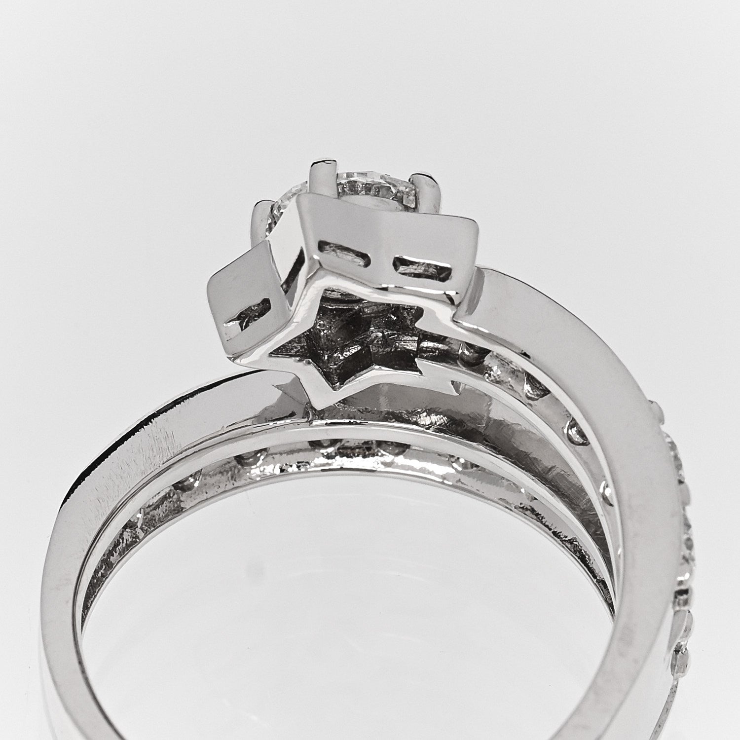 Parker & West by FASHIONPHILE Platinum Diamond 1.50ctw Shooting Star Ring  53 6.5 8 of 10