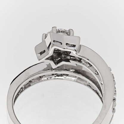 Parker & West by FASHIONPHILE Platinum Diamond 1.50ctw Shooting Star Ring  53 6.5 8 of 10
