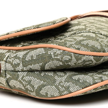Christian Dior Monogram Double Saddle Bag Green 8 of 9