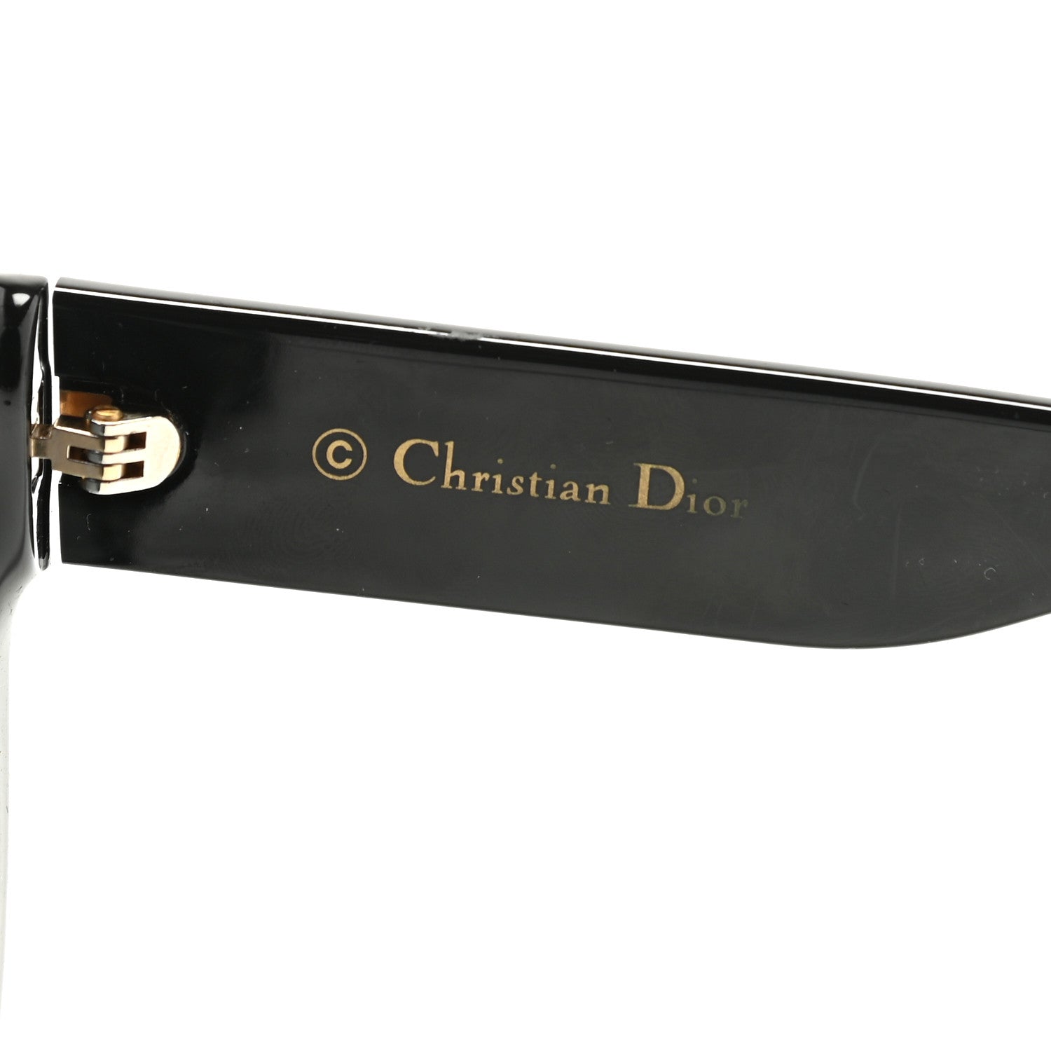 Christian Dior Acetate DDiorF Cat Eye Sunglasses Black 6 of 8
