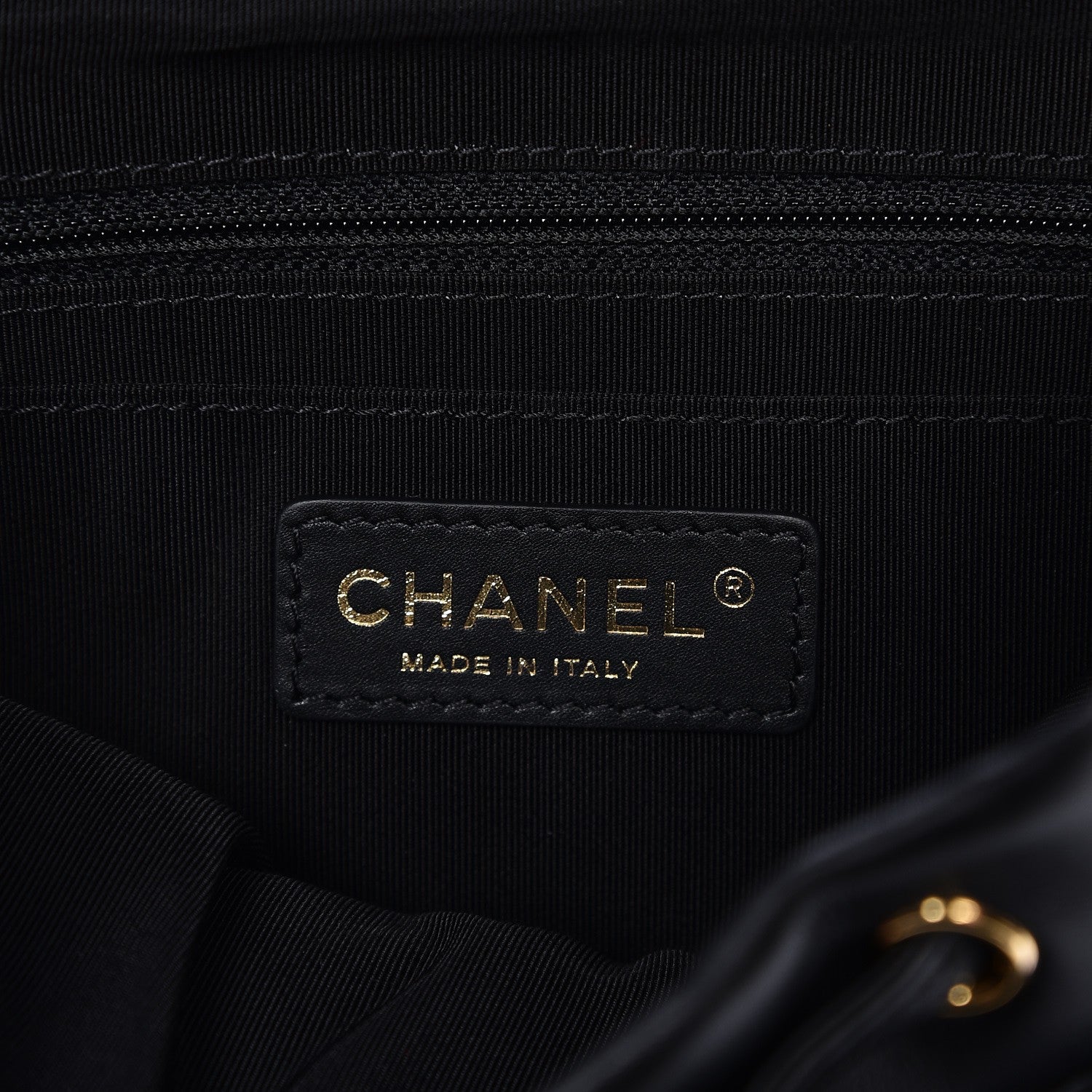 Chanel Calfskin Chevron Quilted Small Urban Spirit Backpack Black 6 of 7