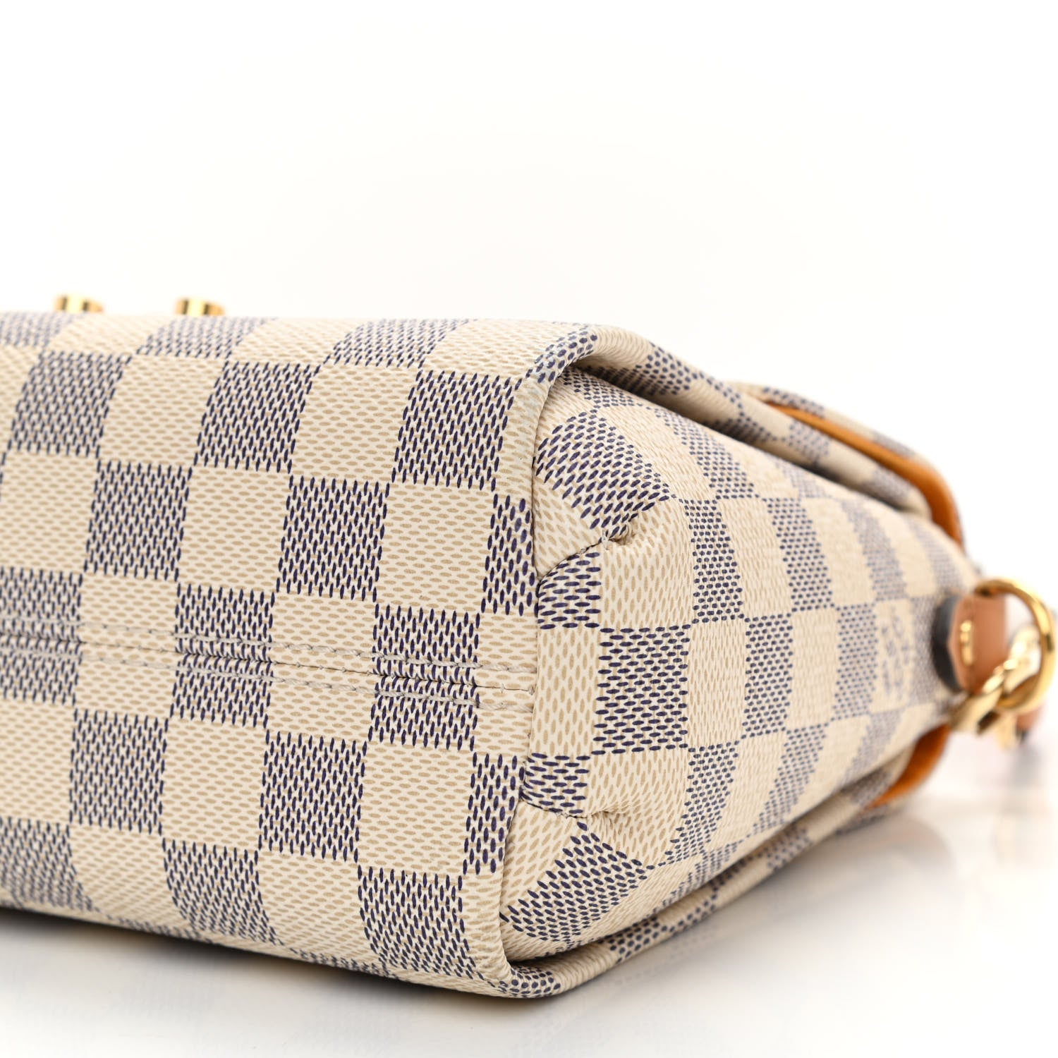 Louis Vuitton Damier Azur Braided Croisette Rose 8 of 9