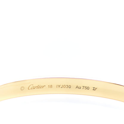 Cartier 18K Yellow Gold LOVE Bracelet 18 3 of 4