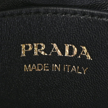 Prada Saffiano Cuir Medium Double Bag Cammeo Black 7 of 10