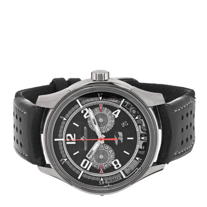 Jaeger-LeCoultre Titanium Calfskin 44mm Amvox II Chronograph Limited Edition Automatic Watch Black 192.T.25 2 of 6