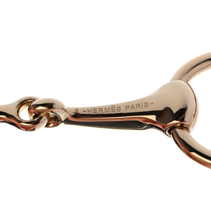 Hermes Permabrass Mors Scarf Ring Gold 3 of 4