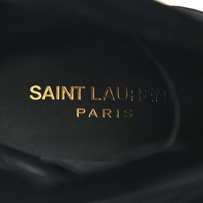 Saint Laurent Velvet Freja 105 Ankle Booties 38 Black 7 of 10