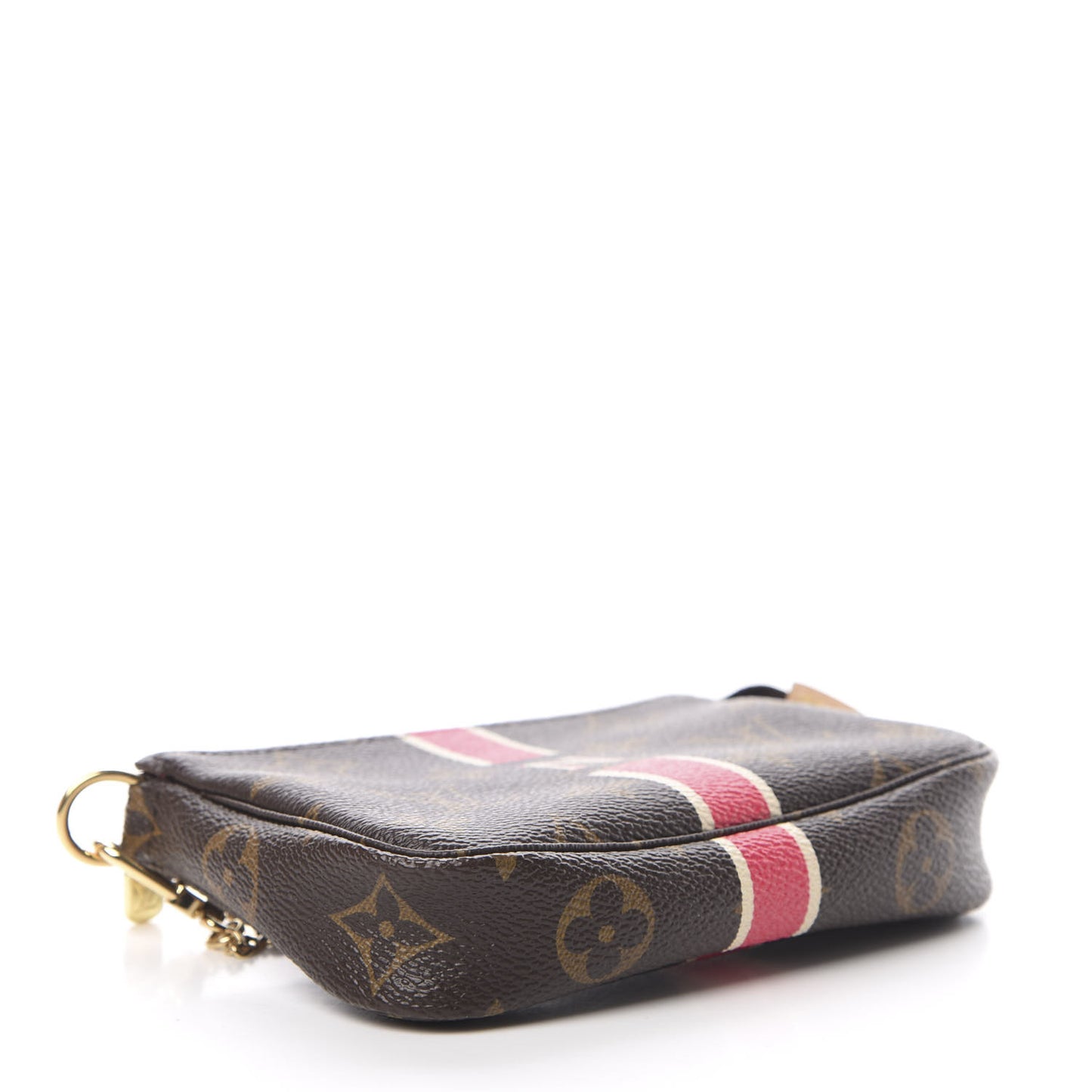 Monogram My LV Heritage Mini Pochette Accessories Fuchsia Ivory