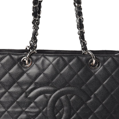 Chanel Caviar Quilted Grand Shopping Tote GST Black 14 of 14