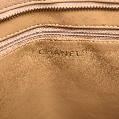 Chanel Caviar Quilted Medallion Tote Beige 6 of 21