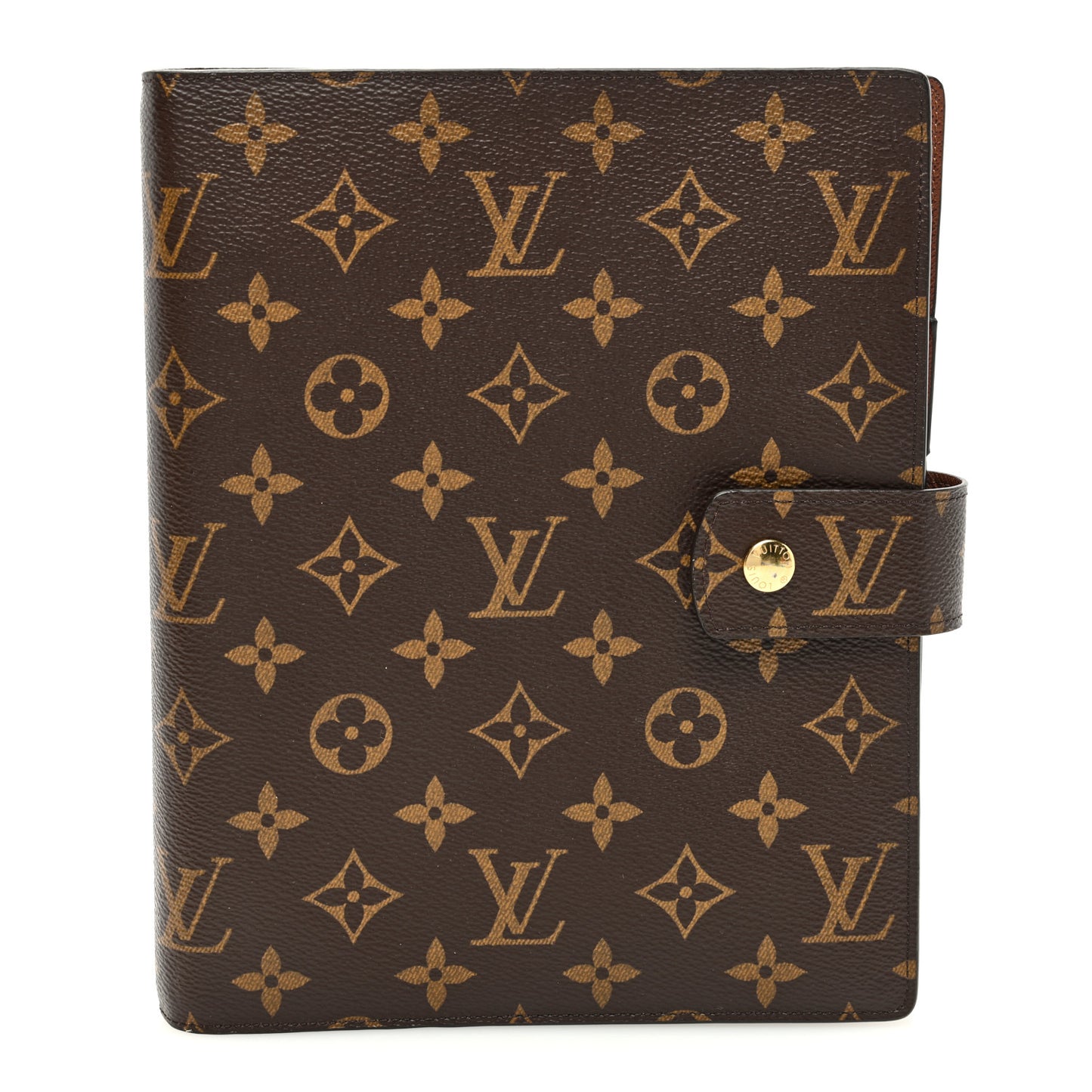 Monogram Large Ring Agenda Cover