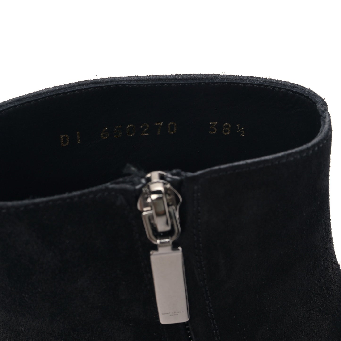 Suede Chelsea Boots 38.5 Black