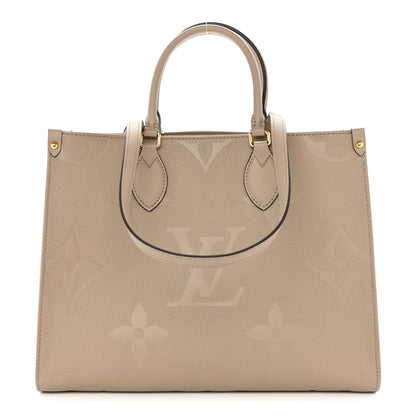 Louis Vuitton Empreinte Monogram Giant Onthego MM Tourterelle 1 of 10