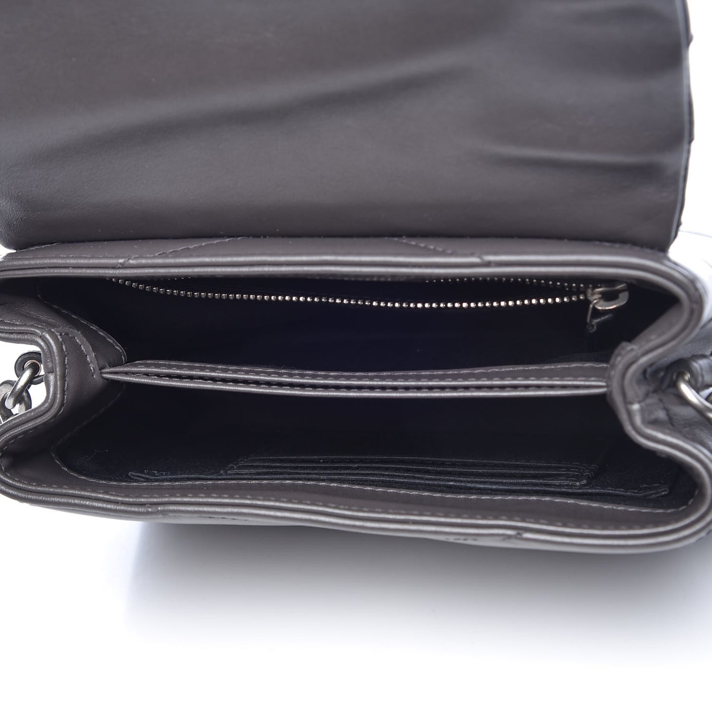 Calfskin Y Quilted Monogram Toy Loulou Crossbody Bag Asphalt