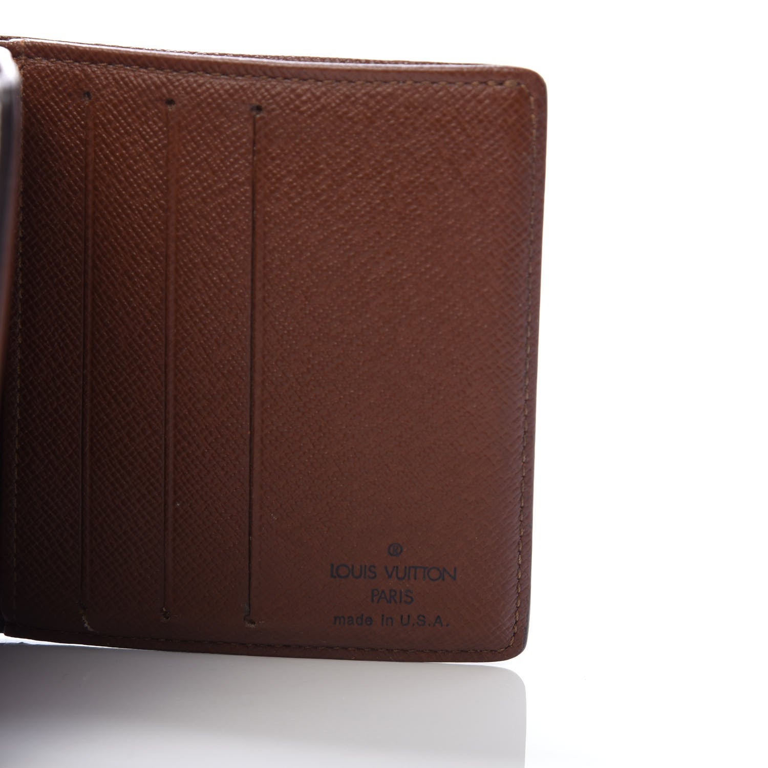 Louis Vuitton Monogram Mens Porte-Billets 3 Card Billfold Wallet 8 of 11