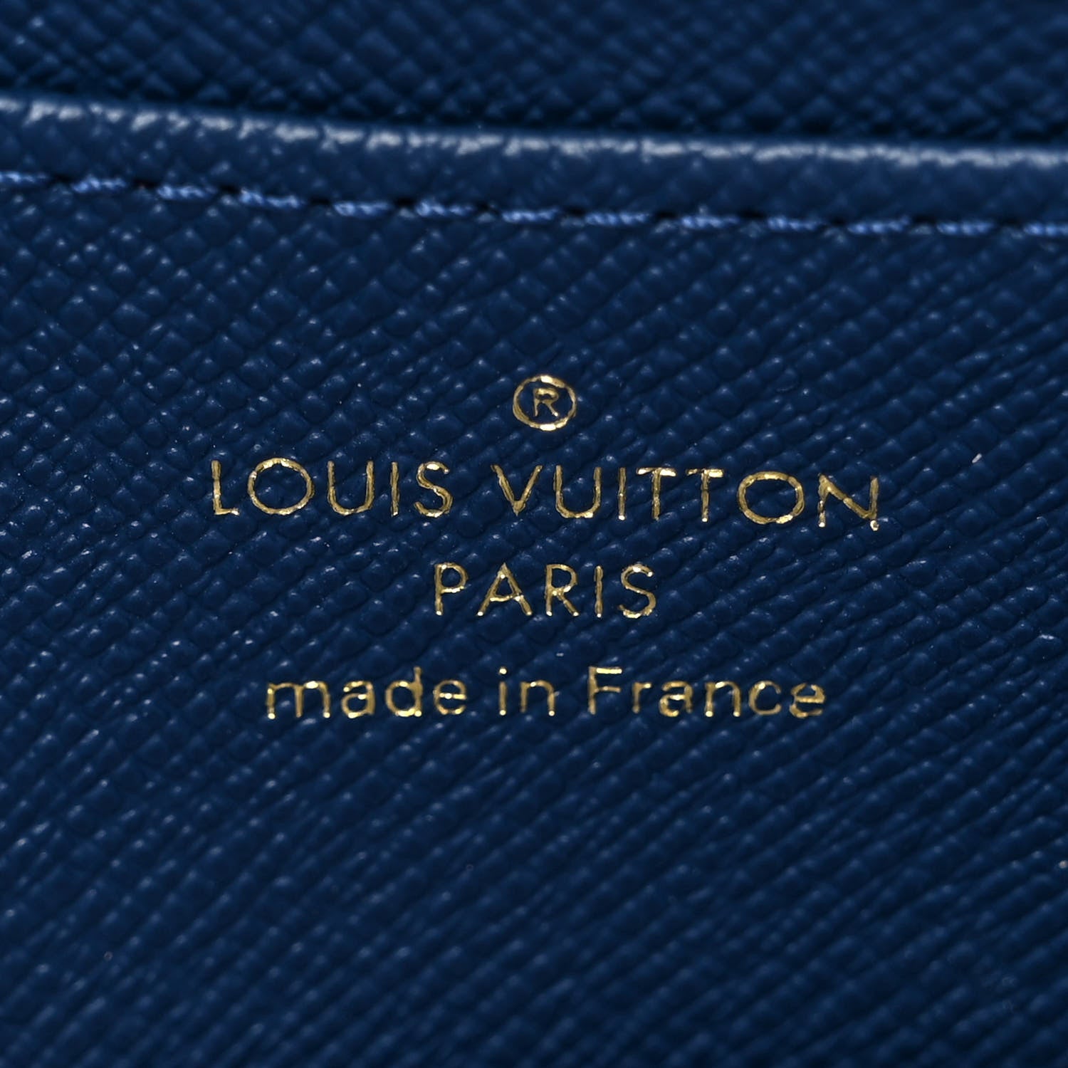 Louis Vuitton Denim Monogram Jacquard Zippy Coin Purse Bleu 6 of 9