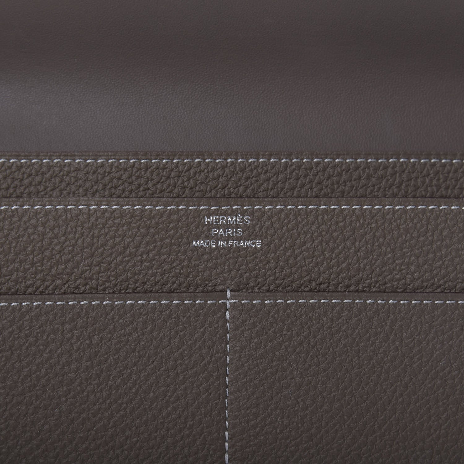 Hermes Togo Dogon Duo Wallet Etoupe 10 of 14
