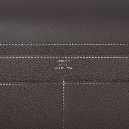 Hermes Togo Dogon Duo Wallet Etoupe 10 of 14