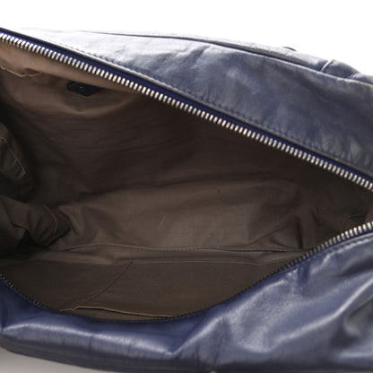 Bottega Veneta Calfskin Intrecciato Belt Bag Blue 5 of 16