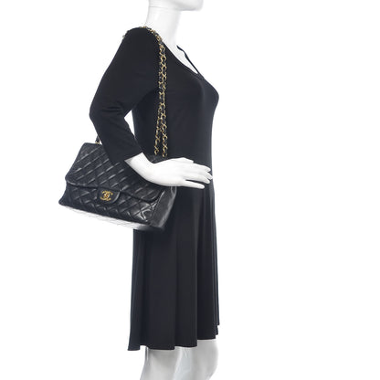 Chanel Caviar Quilted Jumbo Single Flap Black 2 of 18