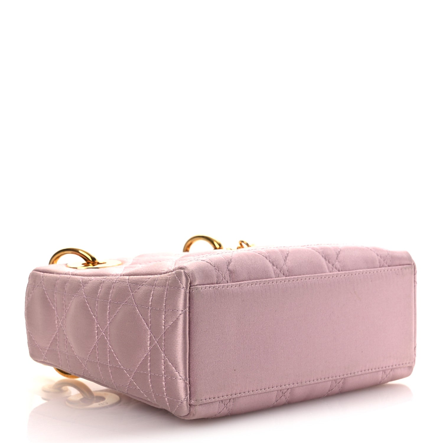 Christian Dior Satin Swarovski Crystal Acrylic PVC Cannage Mini