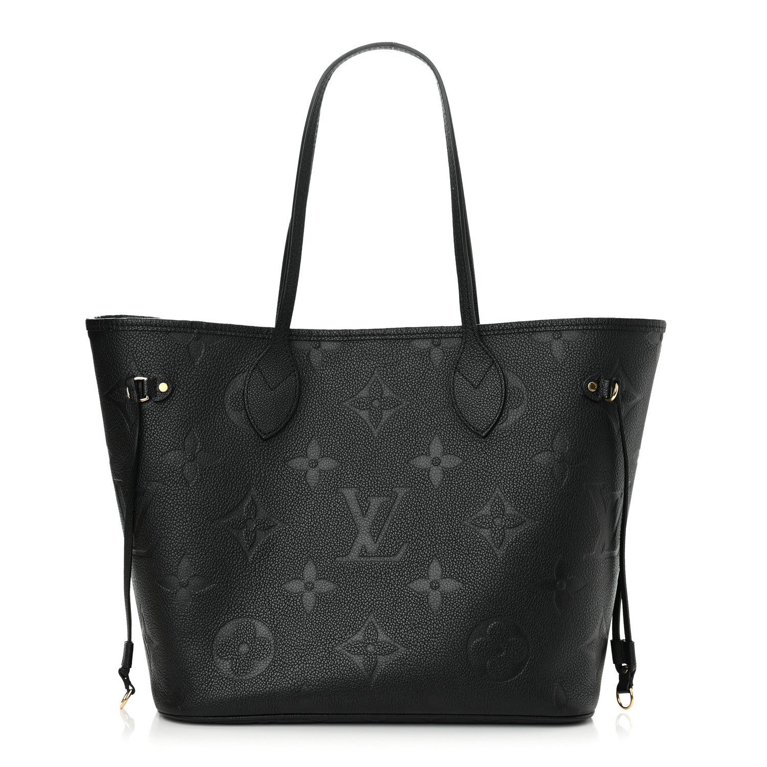 Louis Vuitton Empreinte Monogram Giant Neverfull MM Black 3 of 10