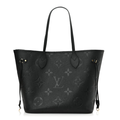Louis Vuitton Empreinte Monogram Giant Neverfull MM Black 3 of 10