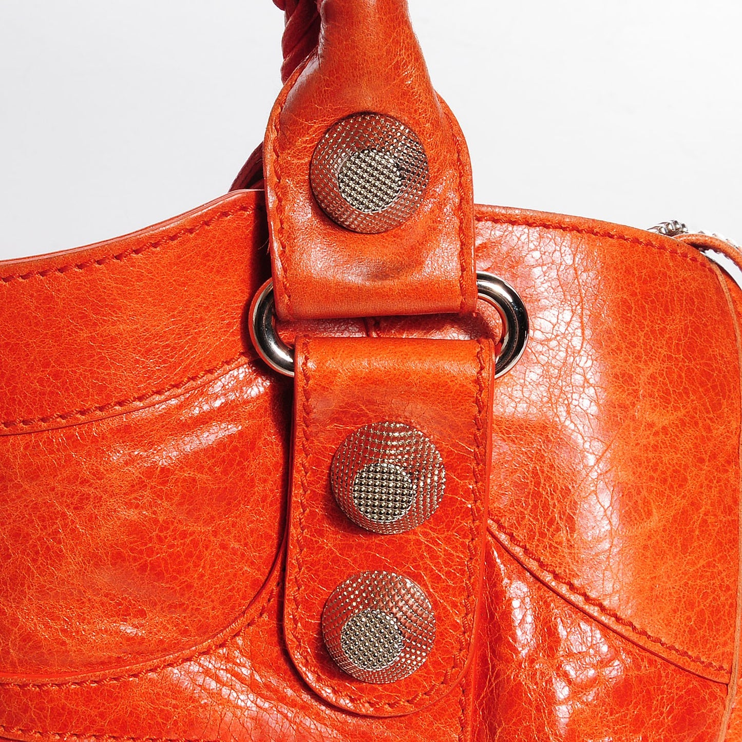 Agneau Giant 21 Silver Hardware City Mandarine