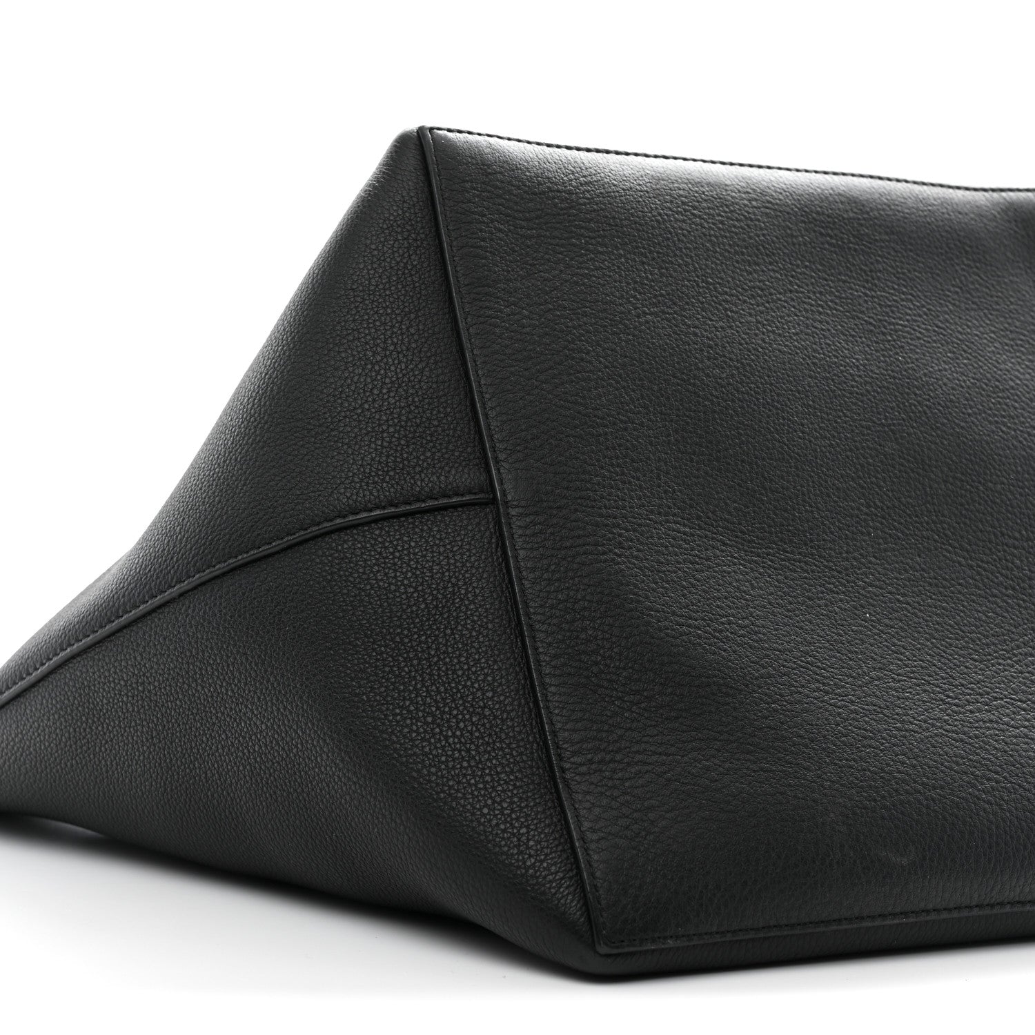 The Row Grained Calfskin Park Tote Three Black 10 of 11