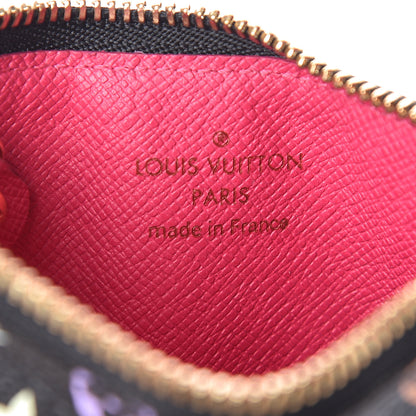 Louis Vuitton Monogram Multicolor Key Pouch Black Grenade 6 of 9