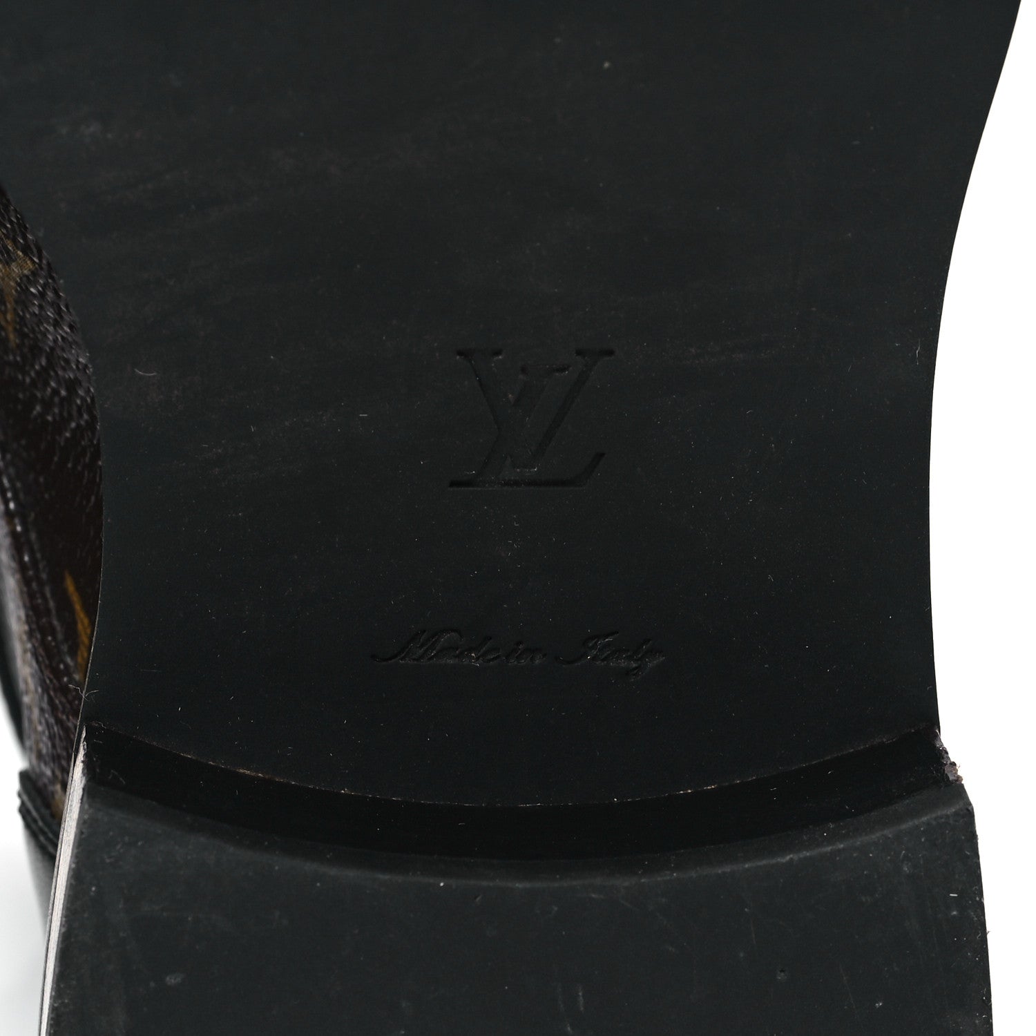 Louis Vuitton Calfskin Monogram Wonderland Flat Ranger Boots 35.5 Black 7 of 9