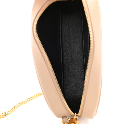 Saint Laurent Grain De Poudre Matelasse Monogram Mini Lou Camera Bag Dark Latte 4 of 9