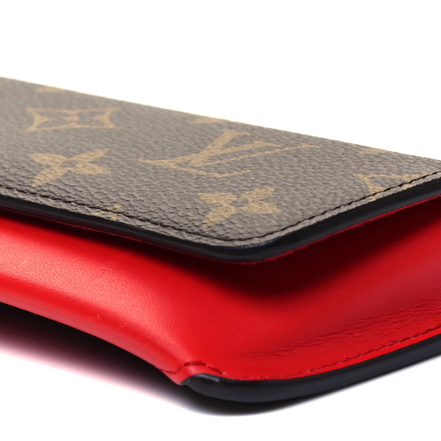 Monogram Woody Sunglass Case Rouge
