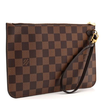 Louis Vuitton Damier Ebene Neverfull MM GM Pochette 3 of 7