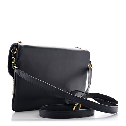 Chanel Lambskin Quilted Large CC Unchained Crossbody Navy 2 of 10