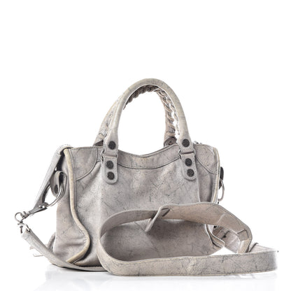 Balenciaga Agneau Mini Marble Hardware City Grey 4 of 12
