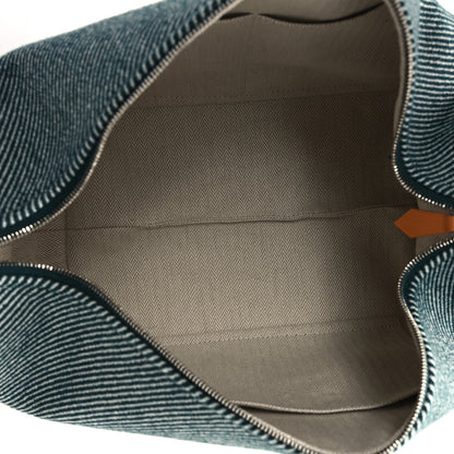 Hermes Wool Large Bride-A-Brac H Natte Pouch Bleu 5 of 9