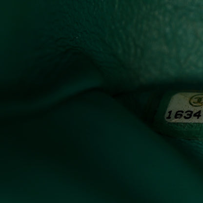 Chanel Lambskin Quilted Jumbo Double Flap Green 7 of 13
