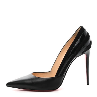 Christian Louboutin Kid Patent Super Pump 100 Pumps 39.5 Black 1 of 10