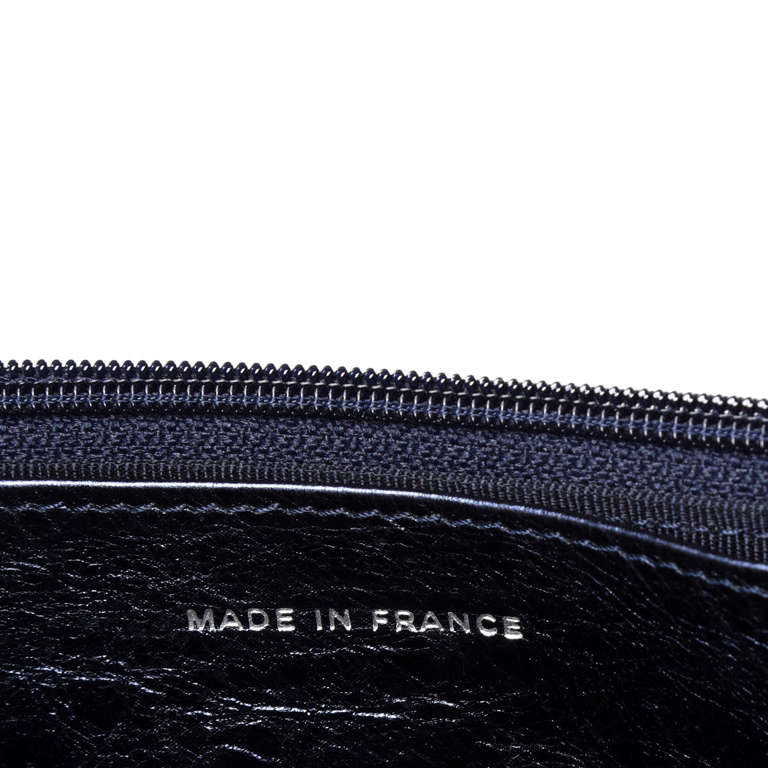 Chanel Metallic Lambskin Quilted Reissue Wallet On Chain WOC Blue 6 of 11