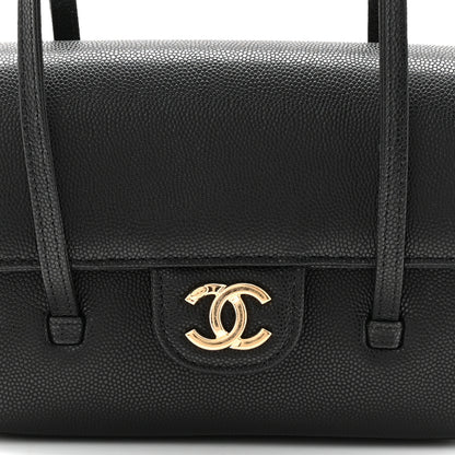 Chanel Shiny Caviar Mini Preppy Coco Shoulder Bag Black 8 of 11