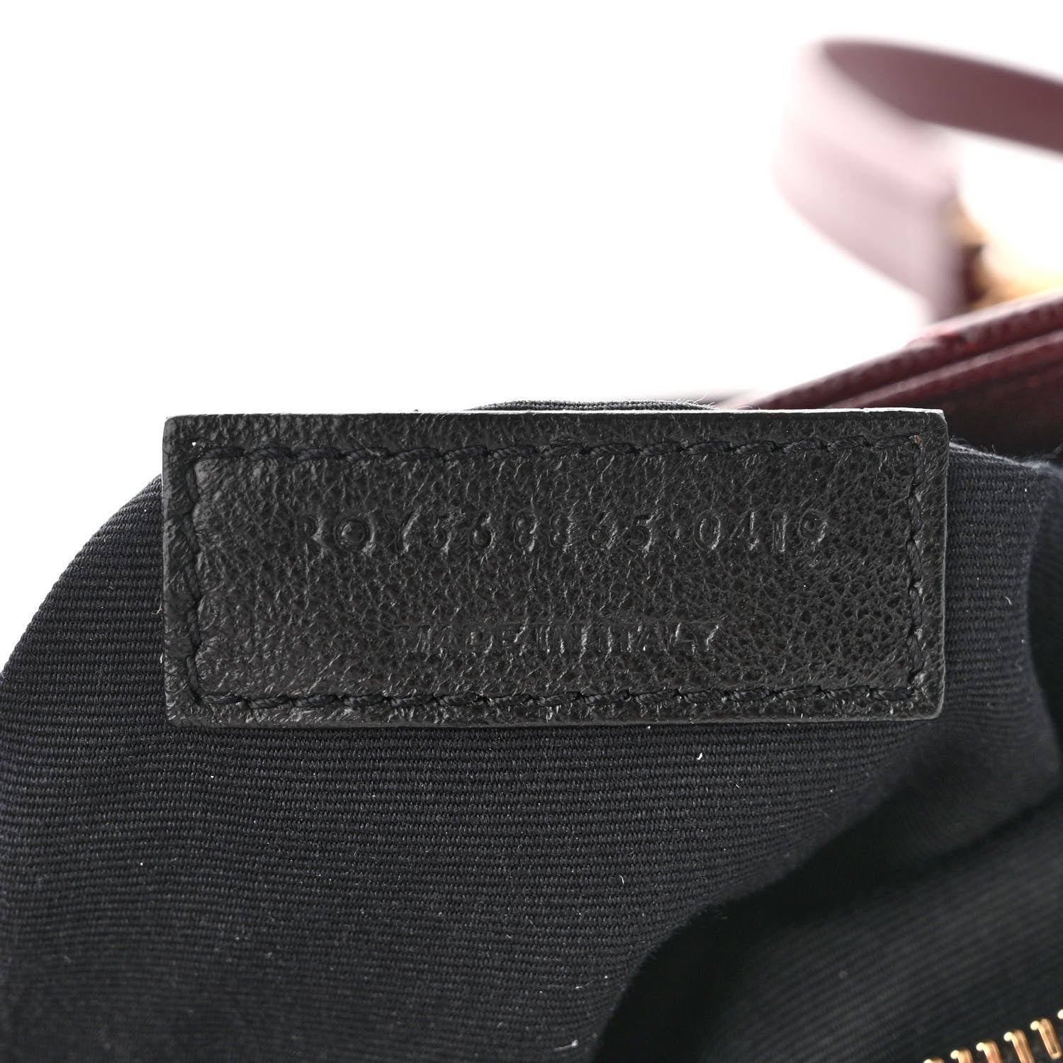 Saint Laurent Grain de Poudre Matelasse Chevron Small Tribeca Shopping Bag Rouge Legion 8 of 11