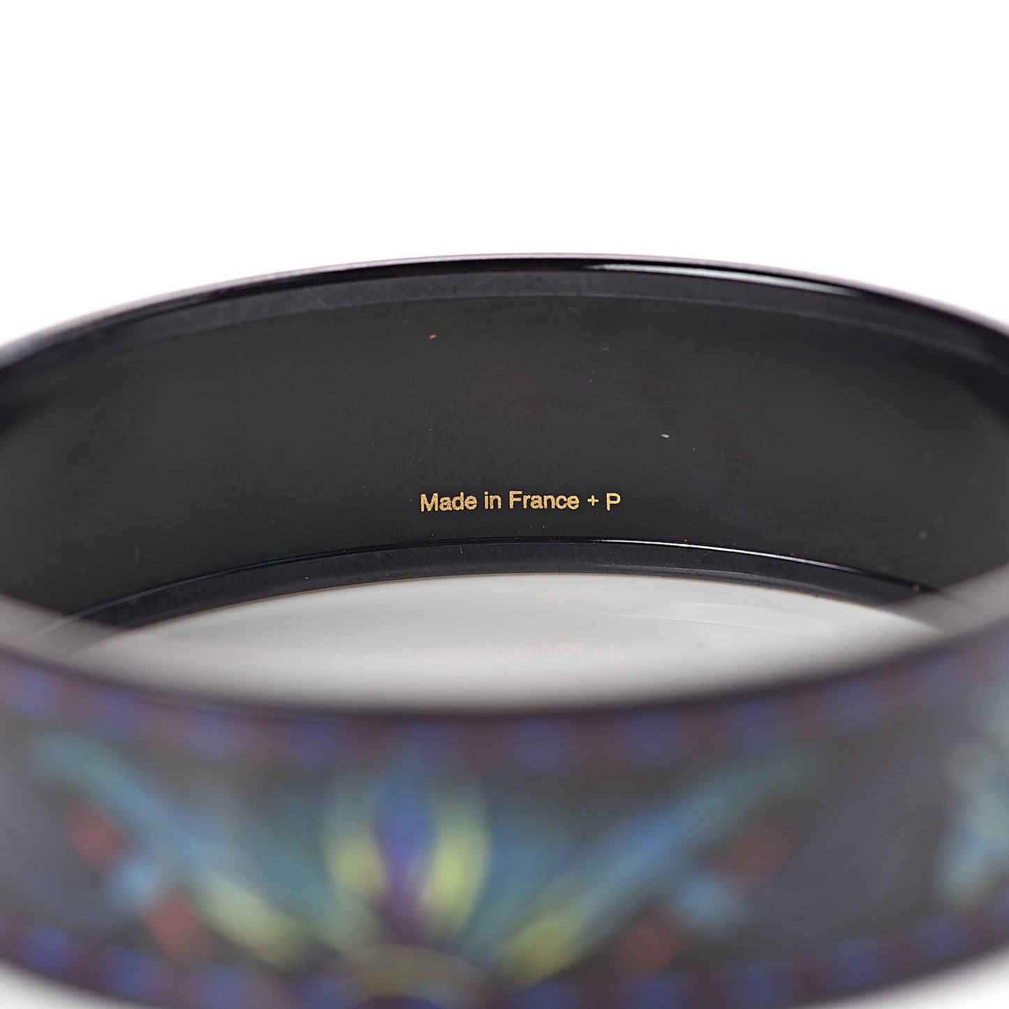 Enamel Printed Brazil Wide Bracelet 65