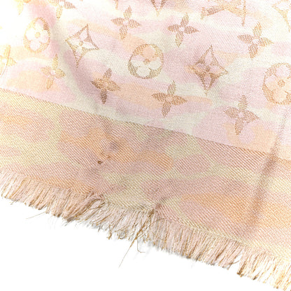 Louis Vuitton Monogram Shine Leogram Shawl Light Pink 6 of 7
