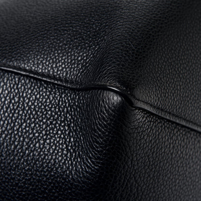 Celine Soft Grained Calfskin Medium Belt Cabas Phantom Black 5 of 7